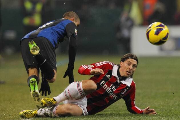Rccardo Montolivo Milan, Milano 24 2 2013 Stadio S.Siro Football Calcio 2012 2013 Serie A Inter Vs Milan MarcoxBertorello