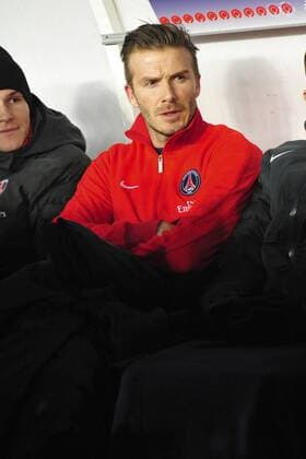David Beckham (psg) FOOTBALL : PSG OM - L1 - 24 02 2013 JBAutissier Panoramic 