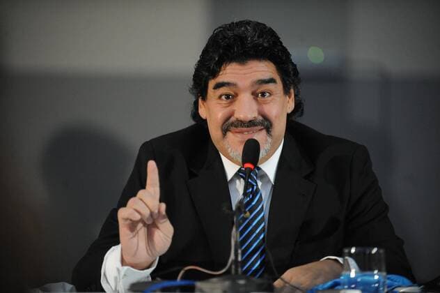 IPP20130226 Football - soccer: Diego Armando Maradona xHOCHxZWEIx xItalyxPhotoxPressx 