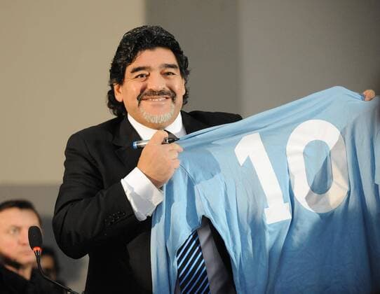 IPP20130226 Football - soccer: Diego Armando Maradona xHOCHxZWEIx xItalyxPhotoxPressx 