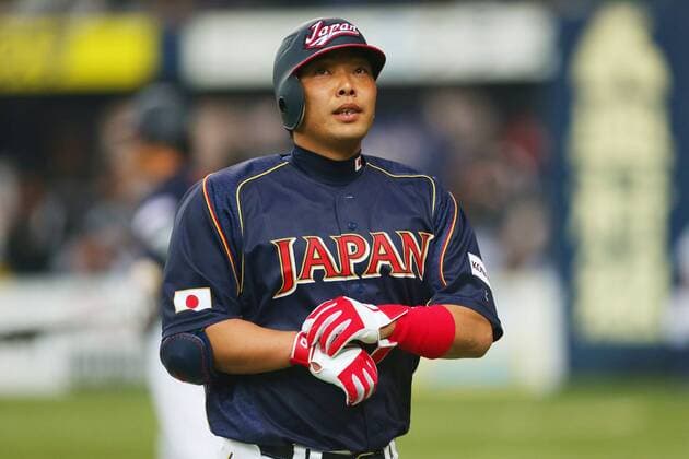Shinnosuke Abe (JPN), February 26, 2013 - WBC : 2013 World Baseball Classic, Exhibithion Game match between Japan 0-1 Hanshin Tigers at Kyocera Dome, Osaka, Japan.  (jyfa080905)
