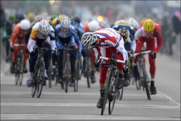 Alexey Tsatevitch (Russia Team Katusha - Katuscha - Canyon) CYCLISME : Course - Le Samyn - 27 02 2013 PhotoNews Panoramic 