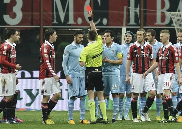 Db Milano 02 03 2013 - campionato di calcio serie A Milan-Lazio Antonio Candreva 