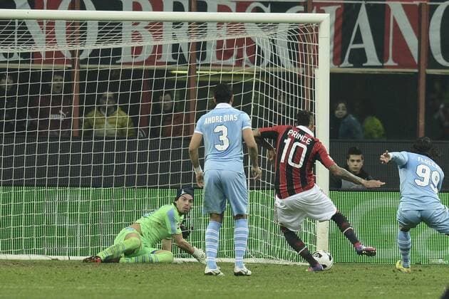 Db Milano 02 03 2013 - campionato di calcio serie A Milan-Lazio Tor Kevin-Prince Boateng 