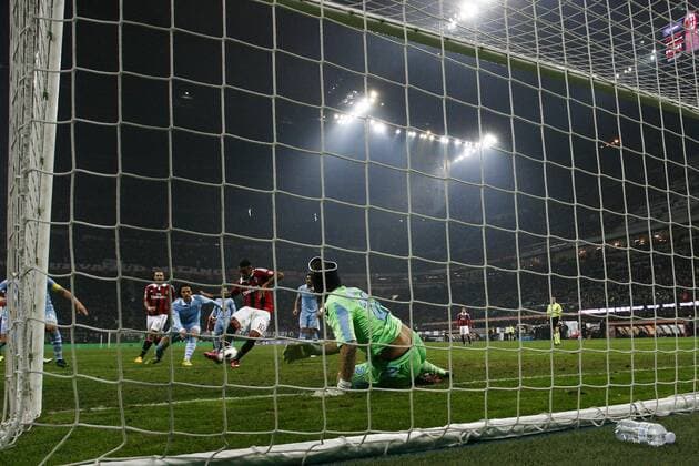 Mg Milano 02 03 2013 - campionato di calcio serie A Milan-Lazio Tor Kevin-Prince Boateng 