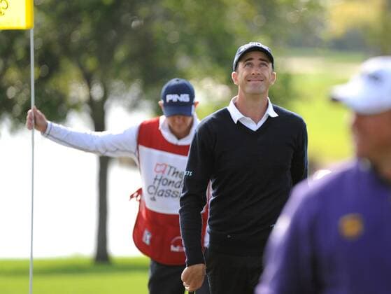 March 3, 2013 - Palm Beach Gardens, FL, USA - Geoff Ogilvy looks up at the sky as he walks off the ninth hole during the final round of the 2013 Honda Classic at the PGA Golf Herren National Resort and Spa in Palm Beach Gardens, Florida, Sunday, March 3, 2013. Honda Classic 2013 - ZUMAm67
