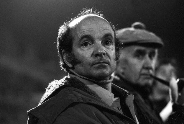 SL Benfica Lissabon - FC Bayern München 0:0 - Trainer Dettmar Cramer vor Manager Robert Schwan (beide Bayern)