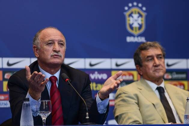 Luiz Felipe Scolari und Carlos Alberto Parreira CBF Pressekonferenz Rio de Janeiro RJ, Brasil 05 03 2013. x(11)xCelsoxPupox xFotoarenax 