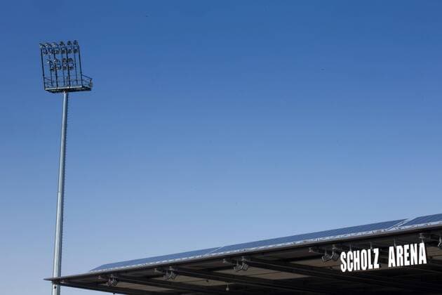 Football: Germany, 2. Bundesliga Stadium of VfR Aalen, Scholz Arena,