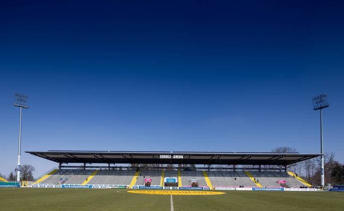 Football: Germany, 2. Bundesliga Stadium of VfR Aalen, Scholz Arena,