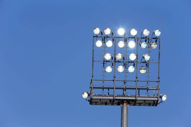 Football: Germany, 2. Bundesliga Stadium of VfR Aalen, Scholz Arena, Flutlicht, Illustration , Licht, light,