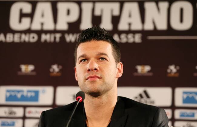 Leipzig, 07.03.2013, Red Bull Arena, Fußball , Im Bild: Michael Ballack. , Pressekonferenz zum geplanten Abschiedsspiel des Ex-Nationalspielers Michael Ballack am 05. Juni in Leipzig. ,