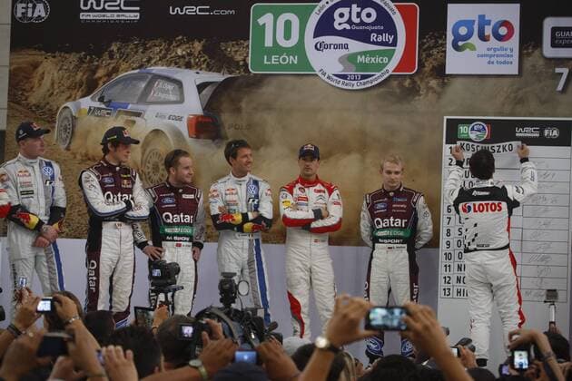 AMBIANCE CHOIX DES POSITIONS ORDRE DE DEPART RALLYE : Rallye du Mexique - WRC Motorsport Rallye WM - 07 03 2013 SPRESSE PANORAMIC 