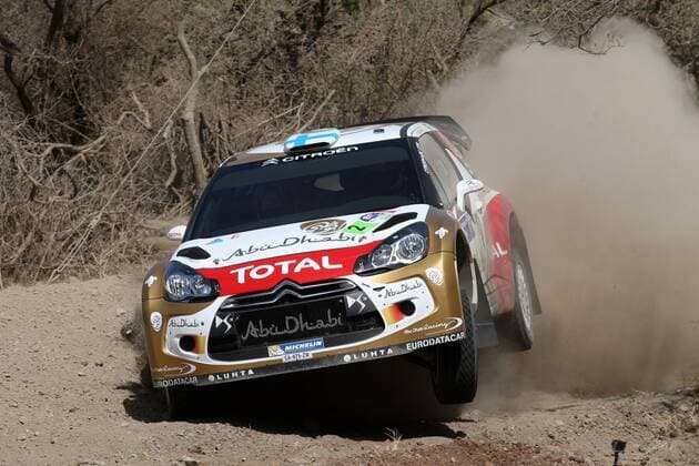 Mikko HIRVONEN (FIN) - Jarmo LEHTINEN (FIN) Citroen DS3 WRC, Citroen Total Abu Dhabi WRT 