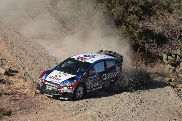Evgeny NOVIKOV (RUS) - Ilka MINOR (AUS) Ford Fiesta RS WRC, Qatar M-Sport World Rally Team 