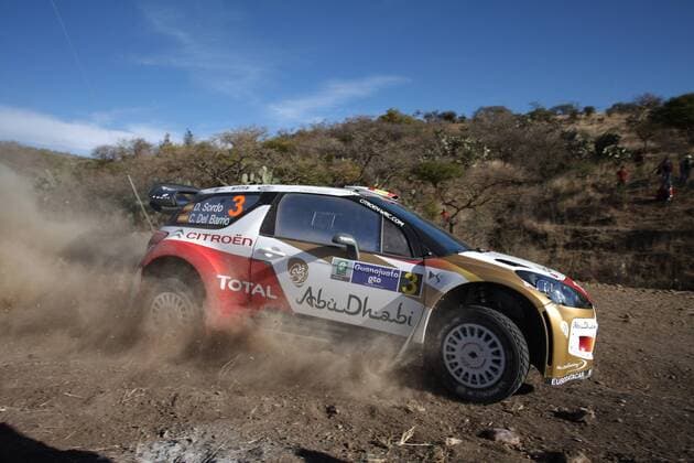 Daniel SORDO (ESP) - Carlos DEL BARRIO (ESP) Citroen DS3 WRC, Citroen Total Abu Dhabi WRT 