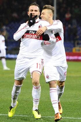 CFC Genua 1893 - AC Milan - foto GiuseppexCeleste Image Sport pictured: Giampaolo Pazzini 