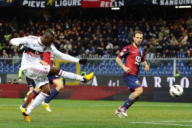 CFC Genua 1893 - AC Milan - foto GiuseppexCeleste Image Sport pictured: Mario Balotelli 
