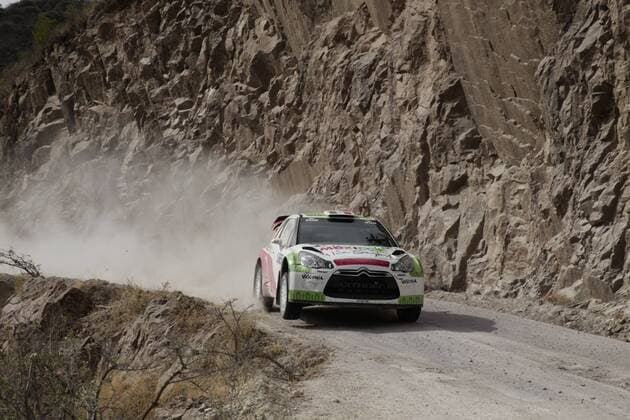 Benito Guerra (MEX), Borja Rozada (E) Citroen DS3 WRC WRC Rally Mexico 2013 Rally Mexico 2013