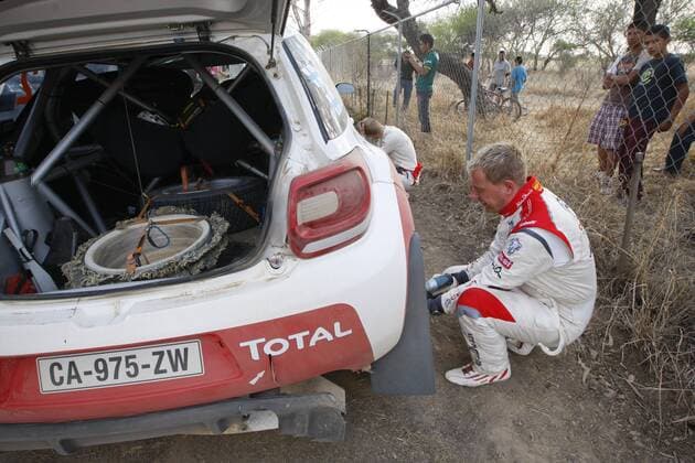 Mikko Hirvonen (FIN) et Jarmo Lehtinen (FIN) - CITROEN DS3 WRC Motorsport Rallye WM AUTO : Rallye du Mexique - WRC Motorsport Rallye WM - 07 03 2013 SPRESSE PANORAMIC 