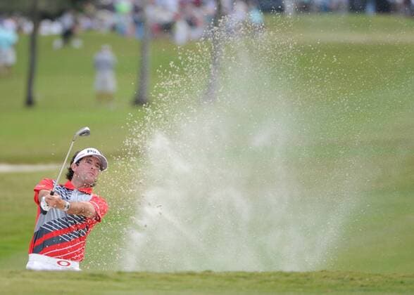 March 09, 2013: Bubba Watson from the US during WGC-Cadillac Championship at Trump Doral-Blue Monster Course, in Doral Florida GOLF: MAR 09 PGA Golf Herren - World Golf Championships-Cadillac Championship - Round 3 Icon130309030 EDITORIAL USE ONLY