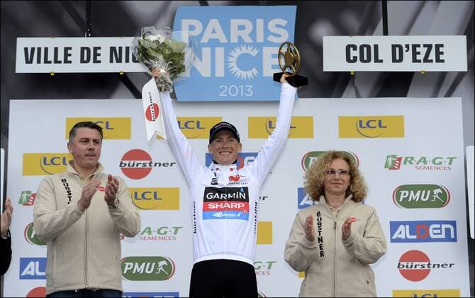 TALANSKY Andrew (USA) of Garmin Sharp Podium CYCLISME : Paris Nice 2013 - Nice Col D Eze - Contre La Montre - 10 03 2013 PhotoXNews 