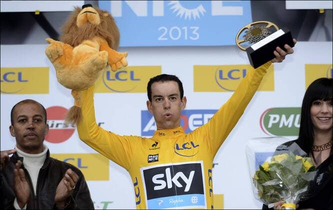 PORTE Richie (AUS) of Sky Procycling Podium CYCLISME : Paris Nice 2013 - Nice Col D Eze - Contre La Montre - 10 03 2013 PhotoXNews 