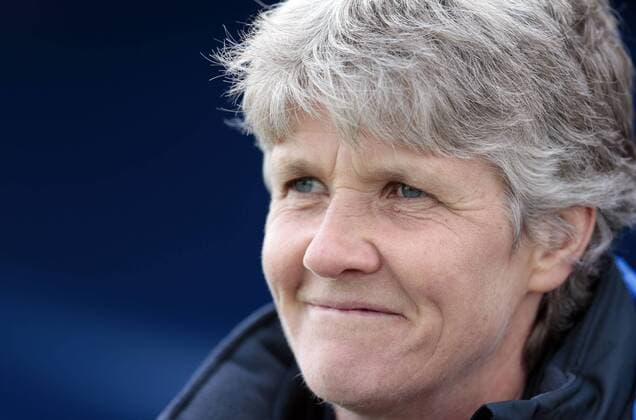 Fussball, Algarve Cup 2013, Frauen, Schweden vs. USA, Trainerin Pia Sundhage (SWE)