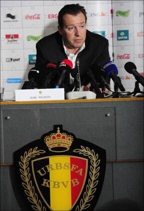 Marc Wilmots ( coach Belgique ) FOOTBALL : Belgien - Pressekonferenz - - Bruxelles - 14 03 2013 Photonews Panoramic 