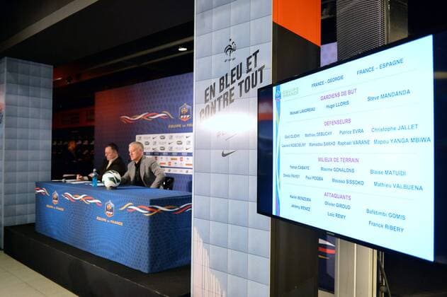 Didier Deschamps (selectionneur France) FOOTBALL : Conference de Presse - Equipe de france - 14 03 2013 AnthonyBIBARD FEP Panoramic 