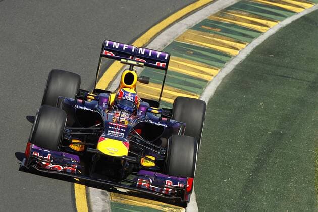 Motorsports: FIA Formula One World Championship 2013, Grand Prix of Australia, 2 Mark Webber (AUS, Infiniti Red Bull Racing), xHOCHxZWEIx
