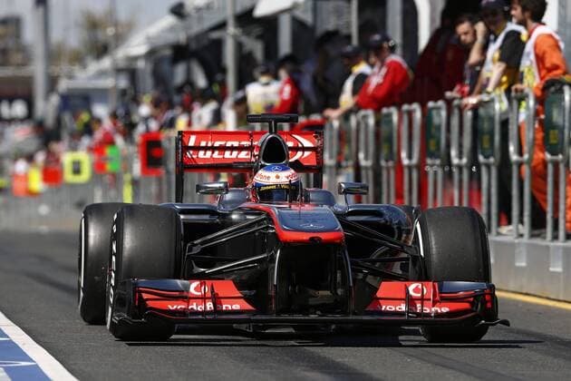 Motorsports: FIA Formula One World Championship 2013, Grand Prix of Australia, 5 Jenson Button (GBR, Vodafone McLaren Mercedes), xHOCHxZWEIx