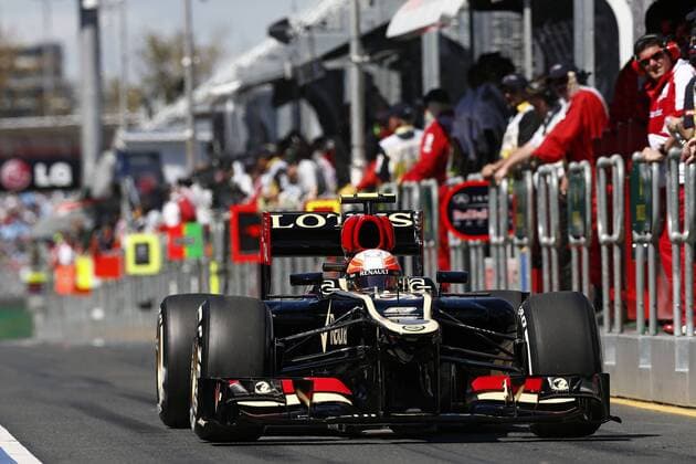 Motorsports: FIA Formula One World Championship 2013, Grand Prix of Australia, 8 Romain Grosjean (FRA, Lotus F1 Team), xHOCHxZWEIx
