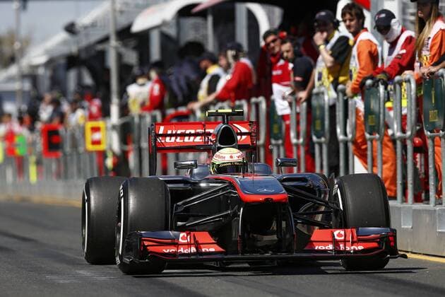Motorsports: FIA Formula One World Championship 2013, Grand Prix of Australia, 6 Sergio Perez (MEX, Vodafone McLaren Mercedes), xHOCHxZWEIx