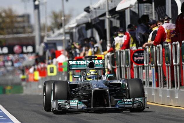 Motorsports: FIA Formula One World Championship 2013, Grand Prix of Australia, 9 Nico Rosberg (GER, Mercedes AMG Petronas F1 Team), xHOCHxZWEIx