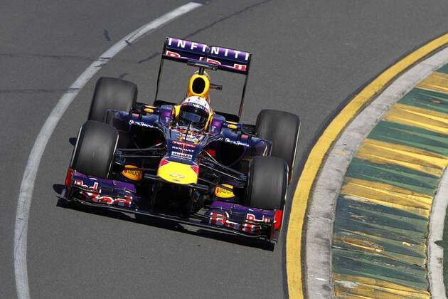 Motorsports: FIA Formula One World Championship 2013, Grand Prix of Australia, 1 Sebastian Vettel (GER, Infiniti Red Bull Racing), xHOCHxZWEIx