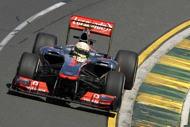Motorsports: FIA Formula One World Championship 2013, Grand Prix of Australia, 6 Sergio Perez (MEX, Vodafone McLaren Mercedes), xHOCHxZWEIx