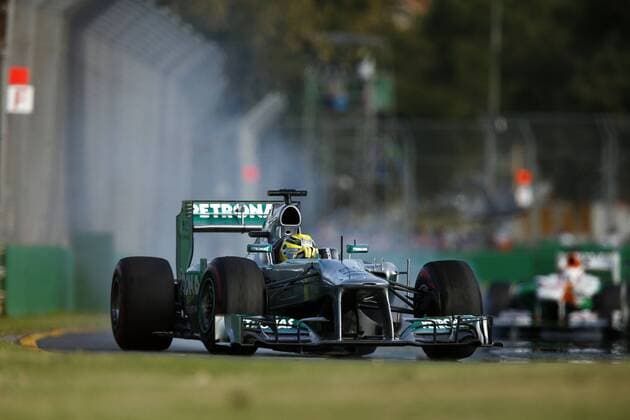 Motorsports: FIA Formula One World Championship 2013, Grand Prix of Australia, 9 Nico Rosberg (GER, Mercedes AMG Petronas F1 Team), xHOCHxZWEIx