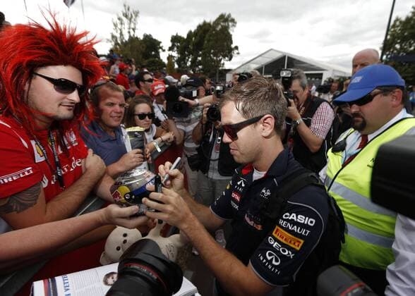 Motorsports: FIA Formula One World Championship 2013, Grand Prix of Australia, 1 Sebastian Vettel (GER, Infiniti Red Bull Racing), xHOCHxZWEIx
