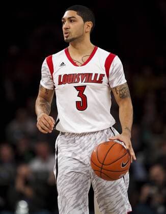 March 16, 2013 - New York, New York, U.S. - March 16 2013: Louisville s guard Peyton Siva (3) brings the ball up court in the first half during the Big East Championship game between the Louisville Cardinals and the Syracuse Orange at Madison Square Garden in New York City. Louisville defeated Syracuse 78-61. NCAA College League USA Basketball 2013: Big East Championship - Syracuse vs Louisville MAR 16 - ZUMAcw2