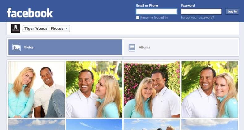 Mar 18, 2013 - U.S. - Photos of golfer TIGER WOODS and skier LINDSEY VONN from Tiger s Facebook page as the couple make it official with an announcement confirming that they are dating. Vonn and Woods Go Public as a Couple - AchtungXnurXals XausrissXverwendenXachtung! - ZUMAz03
