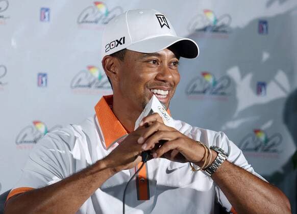March 20, 2013 - Orlando, FL, USA - Tiger Woods speaks during a news conference during the Pro-Am tournament of the Arnold Palmer Invitational at the Bay Hill Club & Lodge in Orlando, Florida, Wednesday, March 20, 2013. Pro-Am tournament of the Arnold Palmer Invitational - ZUMAm67