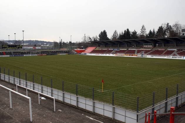 Fußball, Stadiongeschichte Würzburger Kickers 17.03.2013, xfsx, Regionalliga Bayern, FC Würzburger Kickers benennen Ihr Stadion in Flyeralarm Arena um, Ansicht auf das Spielfeld.