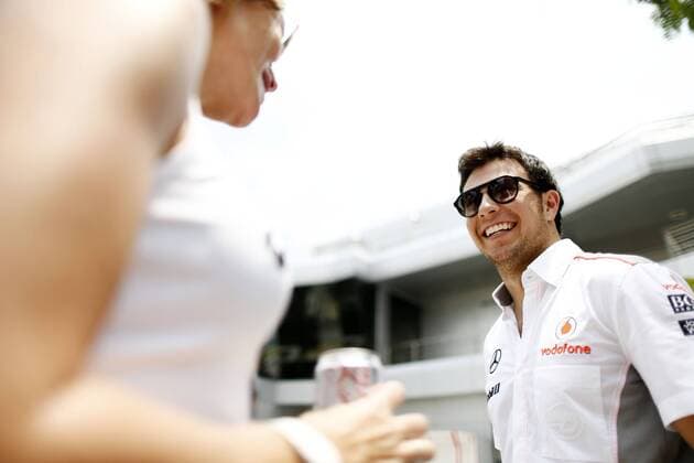 Motorsports: FIA Formula One World Championship 2013, Grand Prix of Malaysia, 6 Sergio Perez (MEX, Vodafone McLaren Mercedes), xHOCHxZWEIx