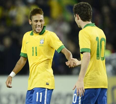 Geneva. Italy - Brasil Neymar-Oscar 