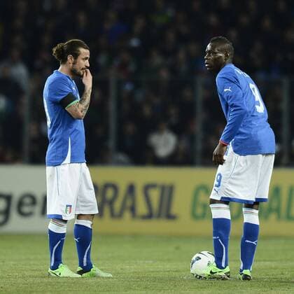 Geneva. Italy - Brasil Daniel Pablo Osvaldo-Mario Balotelli 