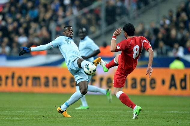 Paul Pogba (fra) - Murtaz Daushvili (geo) : Frankreich vs Georgien - - 22 03 2013 AnthonyBIBARDFEP 