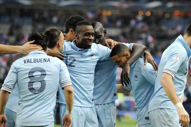 Blaise Matuidi - Gael Clichy (France) FOOTBALL : France vs Georgie - Eliminatoire CM 2014- 22 03 2013 N.LeGouic FEP Panoramic 