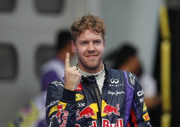 Motorsports: FIA Formula One World Championship 2013, Grand Prix of Malaysia, 1 Sebastian Vettel (GER, Infiniti Red Bull Racing), xHOCHxZWEIx