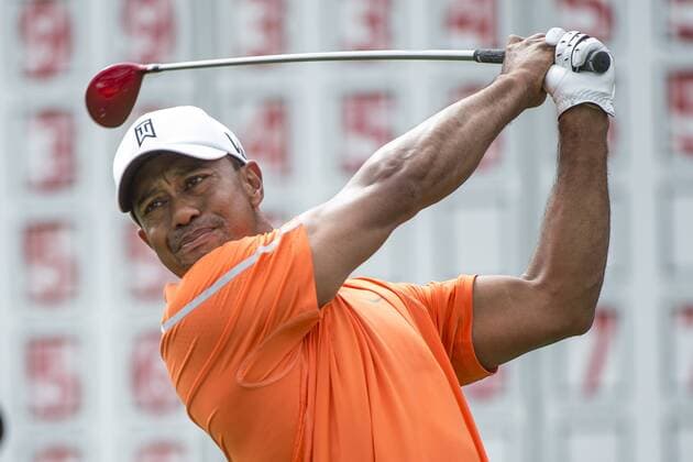 March 22, 2013 - Orlando, Florida, U.S. - TIGER WOODS watches his ball on the 11th tee during second round golf action of the Arnold Palmer Invitational presented by Mastercard held at Arnold Palmer s Bay Hill Club & Lodge. A series of three bogeys on the back nine left Woods stumbling into weekend play with a 70. Golf 2013 - Arnold Palmer Invitational - Second Round - ZUMAcg2